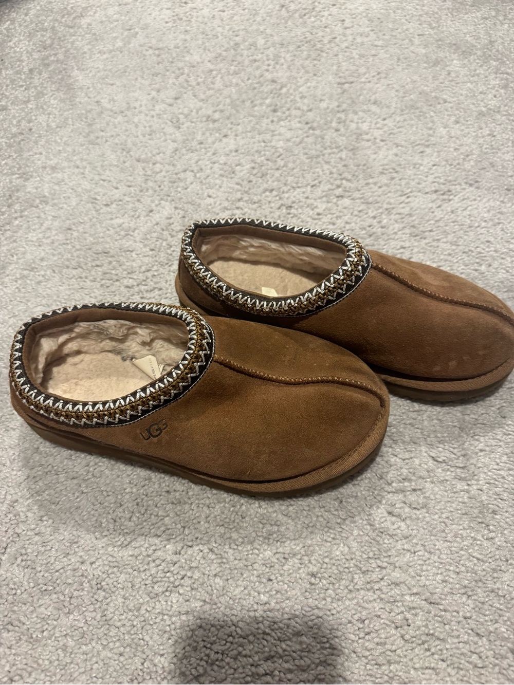 UGG Tasman Chestnut Shearling-Lined Slippers women’s
